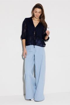 Блуза, болеро Butеr 3271 темно-синий - фото 5