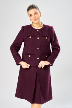 Жакет, юбка Bonna Image 1029/ фиолетовый - фото 2
