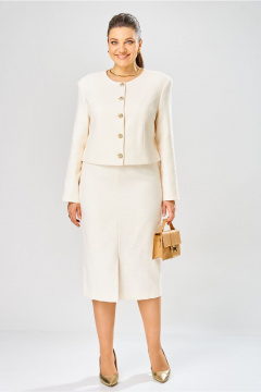 Жакет, юбка Bonna Image 1031/1 молочный - фото 3