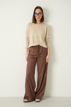 Брюки Luitui R2019 какао - фото 1