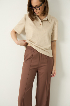 Брюки Luitui R2062 какао - фото 2