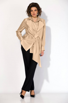 Блуза, брюки Liliana 1520БрПн золото - фото 2