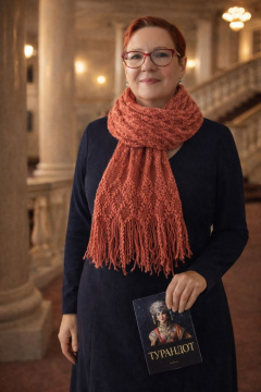 Шарф OLANTIZ S1-12 терракотово-красный - фото 3