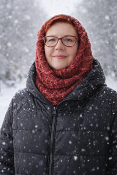 Шарф OLANTIZ S1-11 бордово-малиновый - фото 2