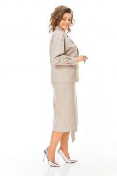 Жакет, юбка VI ORO VR-1245 бежевый - фото 2
