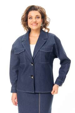 Жакет, юбка VI ORO VR-1245 деним - фото 4