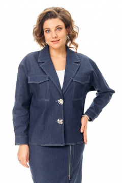 Жакет, юбка VI ORO VR-1245 деним - фото 3