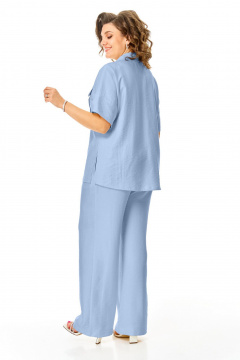 Блуза, брюки VI ORO VR-1257 голубой - фото 4