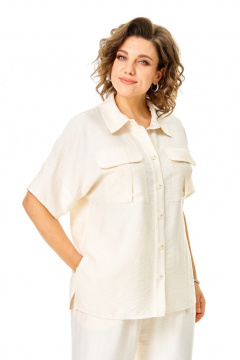 Блуза, брюки VI ORO VR-1257 молочный - фото 4