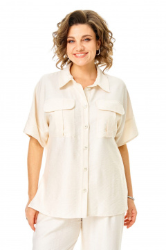 Блуза, брюки VI ORO VR-1257 молочный - фото 2