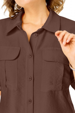 Блуза, брюки VI ORO VR-1257 шоколад - фото 3