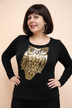 Джемпер трикотаж на каждый день OLANTIZ БВР004 сова - фото 2