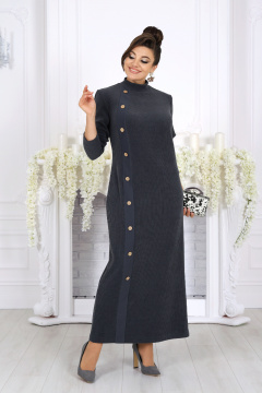 Платье Ninele 6094 серый - фото 5