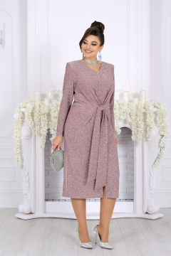 Платье Ninele 6096 пудра - фото 5