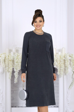 Платье Ninele 6097 серый - фото 2