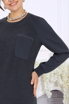 Платье Ninele 6097 серый - фото 4