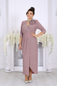 Платье Ninele 7500 пудра - фото 3