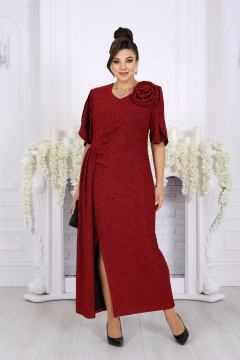 Платье Ninele 7509 красный - фото 2