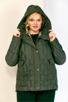 Куртка Shetti 2210 темно-зеленый - фото 5
