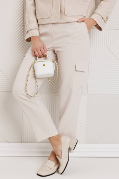 Брюки, куртка Мода Юрс 26-2964 светлый_беж - фото 5