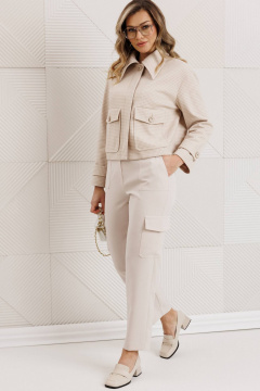 Брюки, куртка Мода Юрс 26-2964 светлый_беж - фото 1