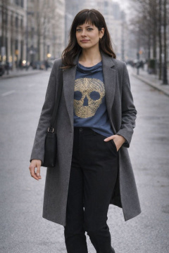 Джемпер OLANTIZ БВДР001 череп - фото 3