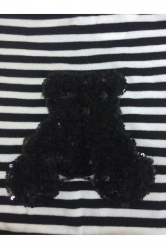 Джемпер из трикотажа хлопка для ежедневного стиля OLANTIZ БВДР002 медведь - фото 4