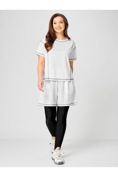 Футболка, шорты Zlata 4462 белый - фото 1