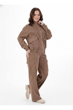 Брюки, жакет Пинск-Стиль 281 капучино - фото 3