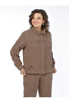 Брюки, жакет Пинск-Стиль 283 капучино - фото 5