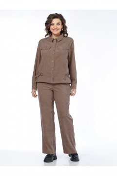 Брюки, жакет Пинск-Стиль 283 капучино - фото 1