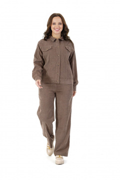 Брюки, жакет Пинск-Стиль 285 капучино - фото 4