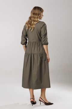 Платье Ларс Стиль 1203/1 хаки - фото 2