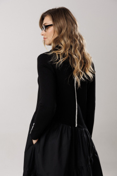 Платье Ларс Стиль 1204/1 черный - фото 5