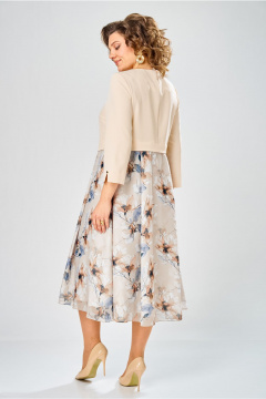 Платье Bonna Image 954-1/5 бежевый - фото 5