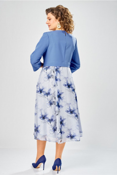 Платье Bonna Image 954-1/10 голубой - фото 4