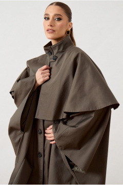 Тренч ATTIKA A3479 зеленый - фото 3