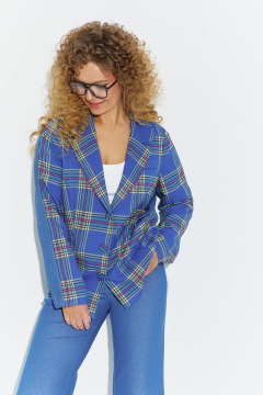 Брюки, жакет Euromoda 697 голубой - фото 3