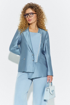 Брюки, жакет Euromoda 701 голубой - фото 3
