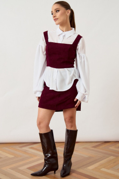 Топ, юбка ATTIKA A3489 бордовый - фото 3