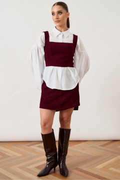 Топ, юбка ATTIKA A3489 бордовый - фото 1