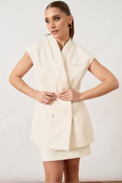 Жилет, юбка ATTIKA A3491 бежевый - фото 5