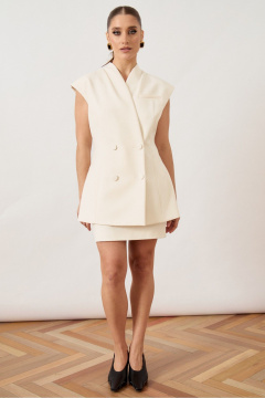 Жилет, юбка ATTIKA A3491 бежевый - фото 1