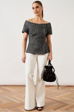 Топ ATTIKA A3495 серый - фото 2