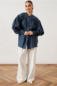 Рубашка ATTIKA A3502.1 синий - фото 2