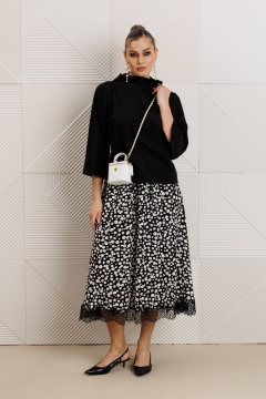 Блуза, юбка Anastasia 1320 черный - фото 1