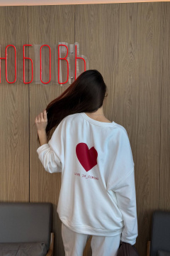 Джемпер DNM 047 молочный - фото 3