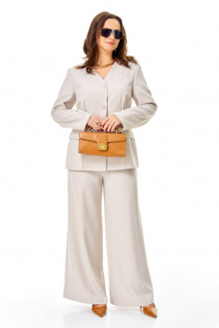 Брюки, жакет Karina deLux M-1427 светло-серый - фото 2