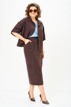 Блуза, жакет, юбка Орхидея 1659 - фото 2