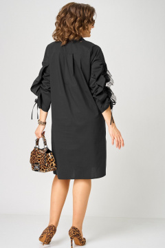 Платье EVA GRANT 7102 черный - фото 5